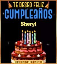GIF Te deseo Feliz Cumpleaños Sheryl